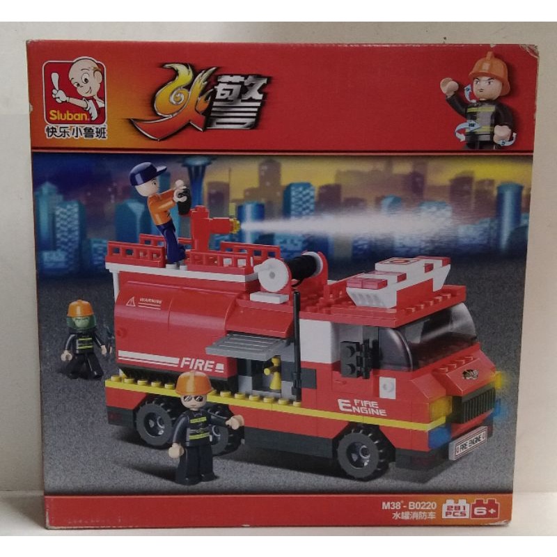 Sluban Feuerwehr-Bauset M38-b0628 – 467 Teile, Kompatibel Mit Anderen Marken, Für Kinder Ab 6 Jahren