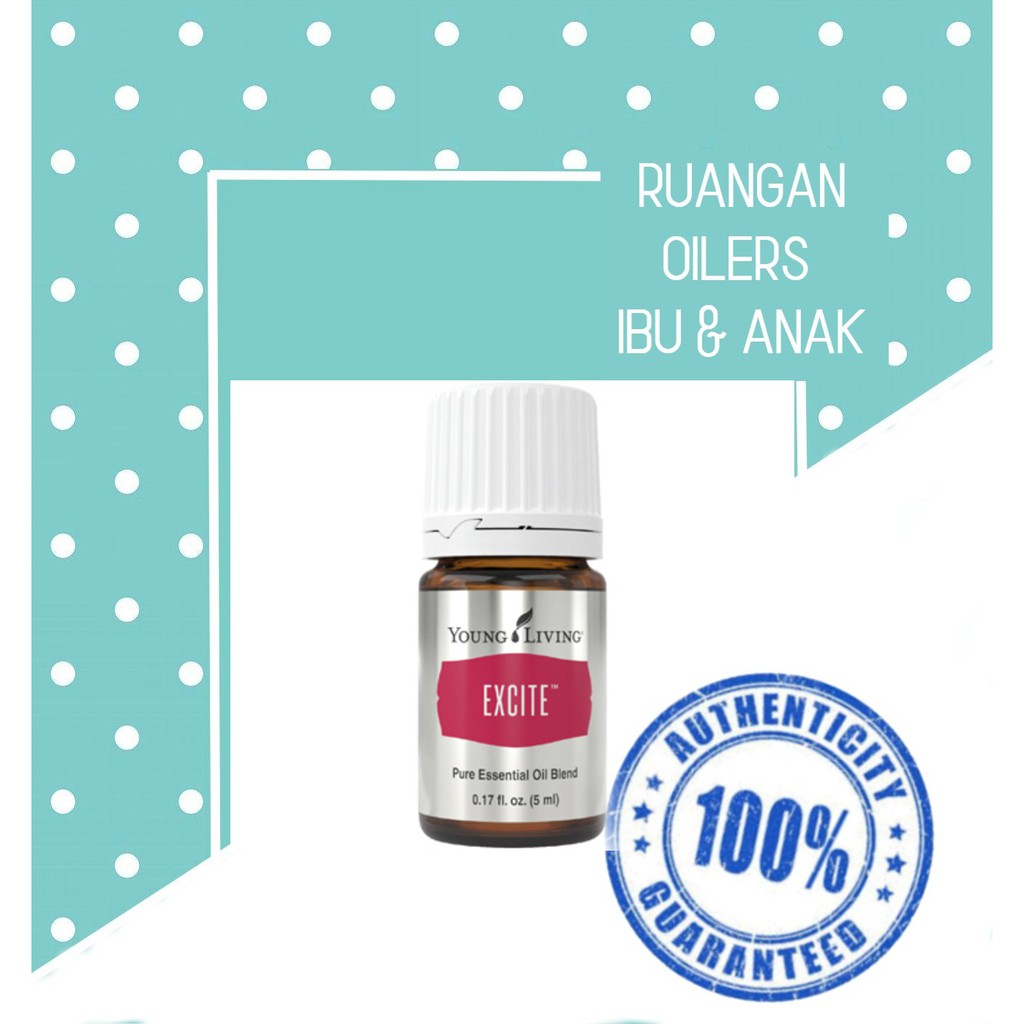 Young Living YL Excite 5ml Essential Oil (For 5ml Oil level around 50