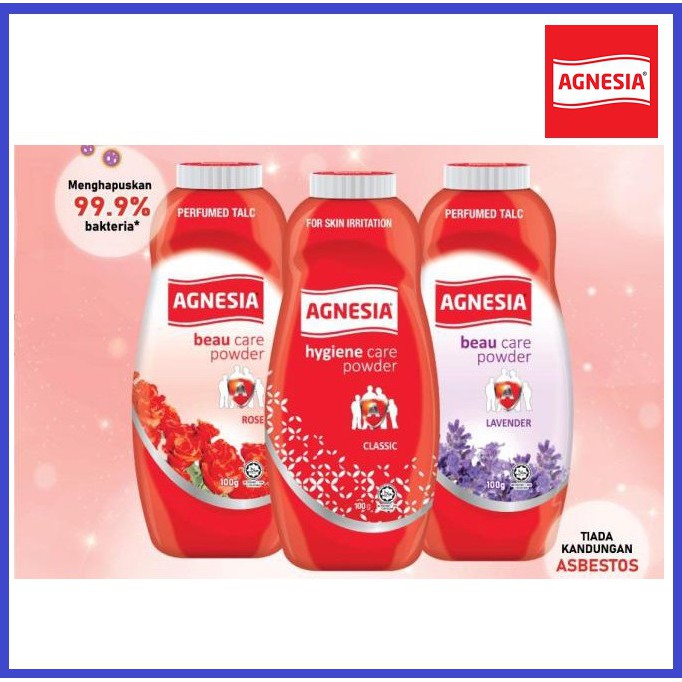 Agnesia Antiseptic Dusting Powder (Hygiene Care Powder) | Shopee Malaysia