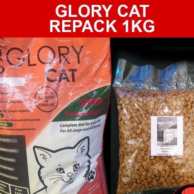 Glory Cat Food Repack (1kg) Shopee Malaysia