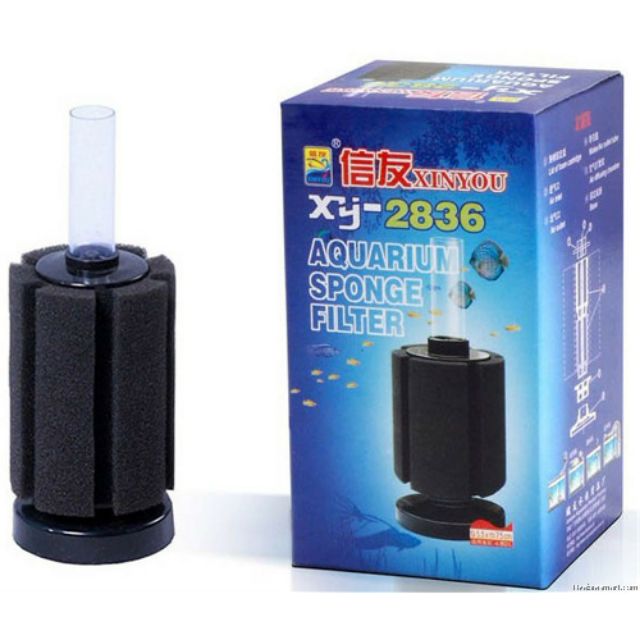 Xin You XY-2835 & xy-2836 Aquarium Fish Tank Sponge Filter | Shopee ...