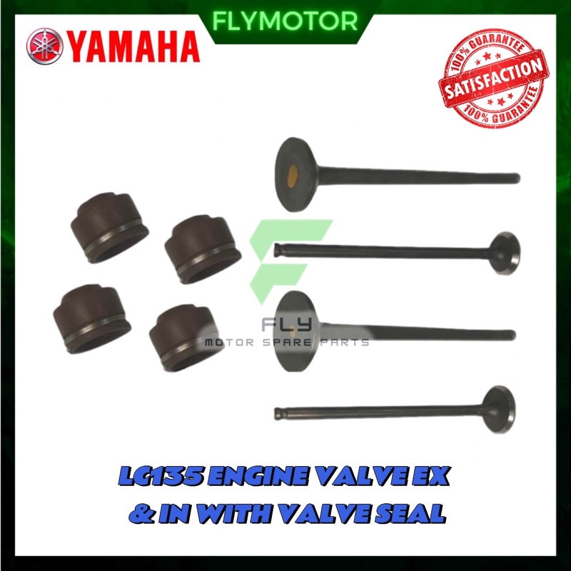 YAMAHA LC135 Y15 FZ150 ENGINE VALVE INTAKE VALVE EXHAUST VALVE WITH