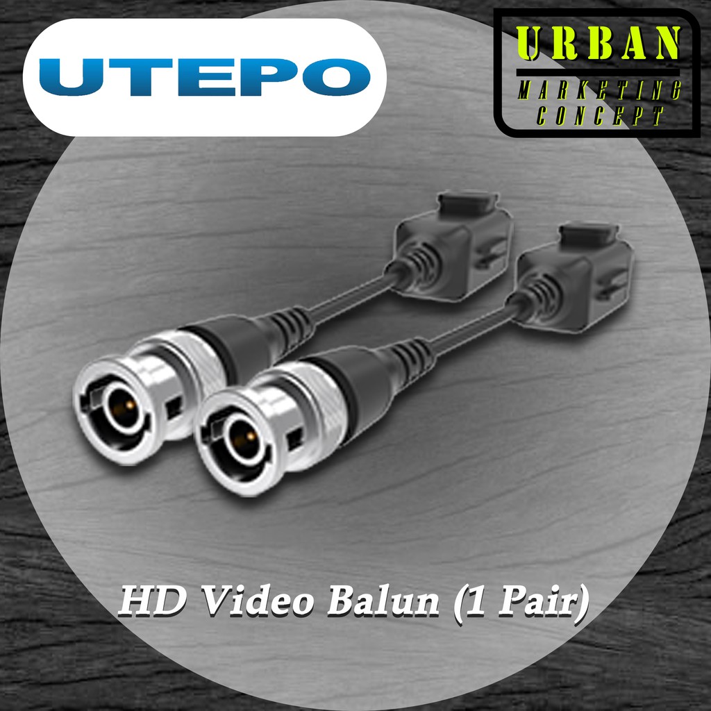 UTEPO [UTP101P-HD6] Single Channel Analog HD Video Balun Twisted ...