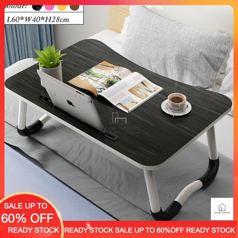 Foldable Study Mini Table Bed Table for Laptop Computer Desk Meja Lipat ...