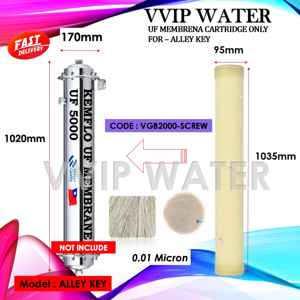 Replacement UF Membrane Filter Cartridge Only For OEM BRAND or KEMFLO