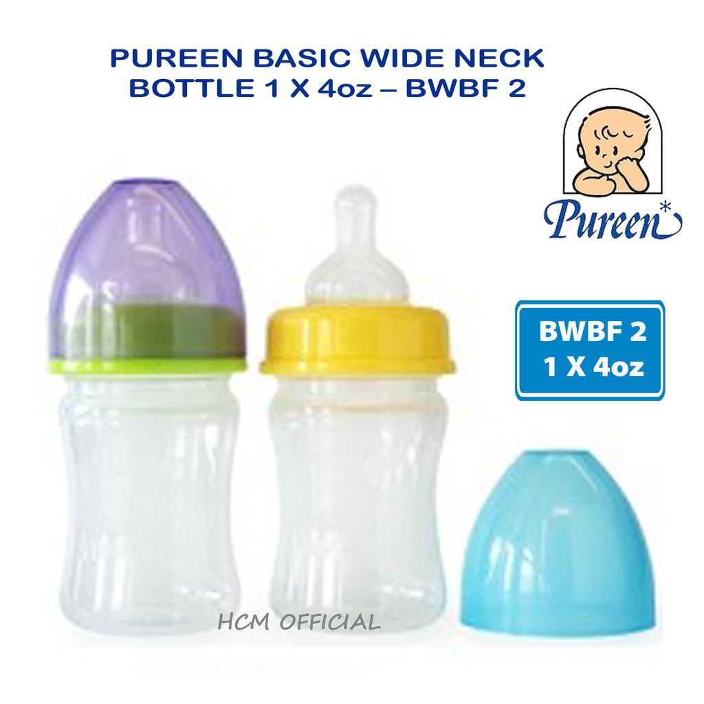 Pureen wide neck store bottle