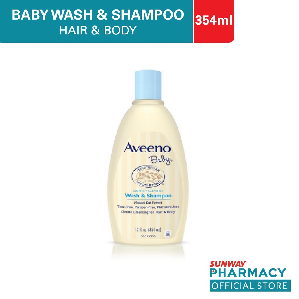 Aveeno Baby Wash & Shampoo (354ml) Shopee Malaysia