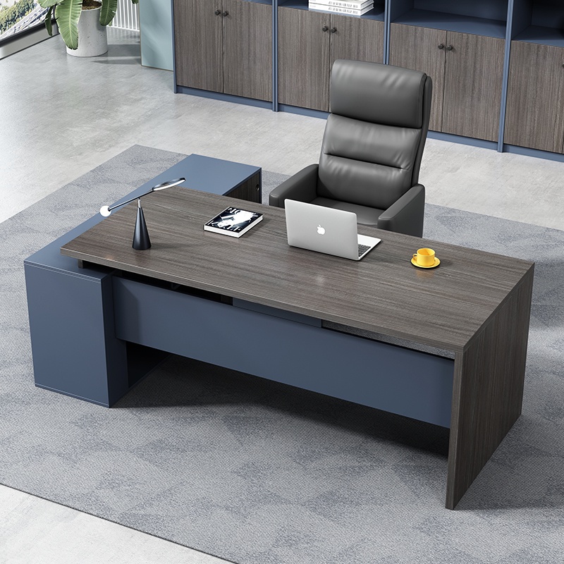 Office desk boss table simple modern office desk and chair combination ...