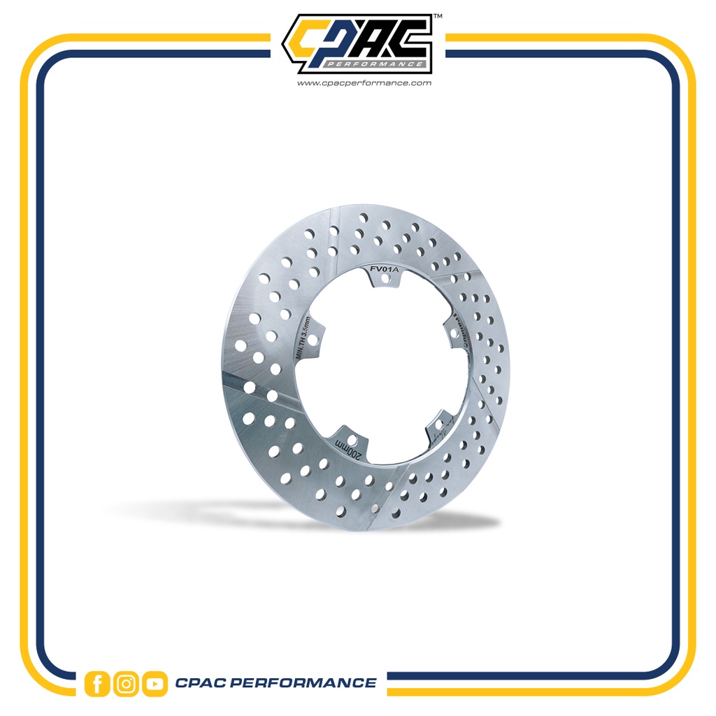 FRANDO FV-01A Light-weight Fixed Disc For Vespa (5 Holes) | Shopee Malaysia