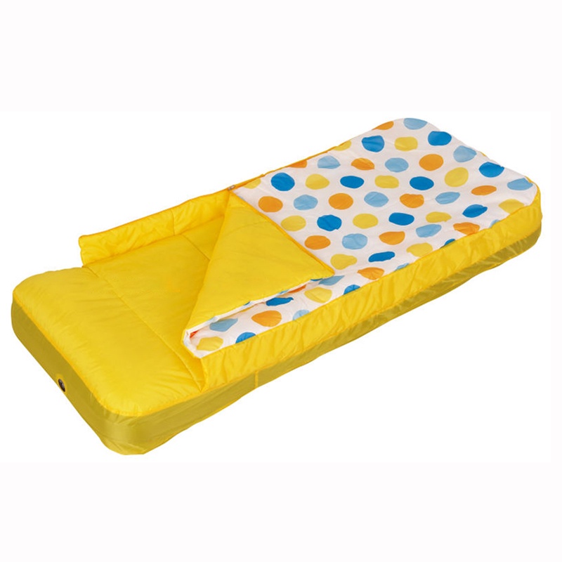 Children's sleeping bag blow up mattress best sale