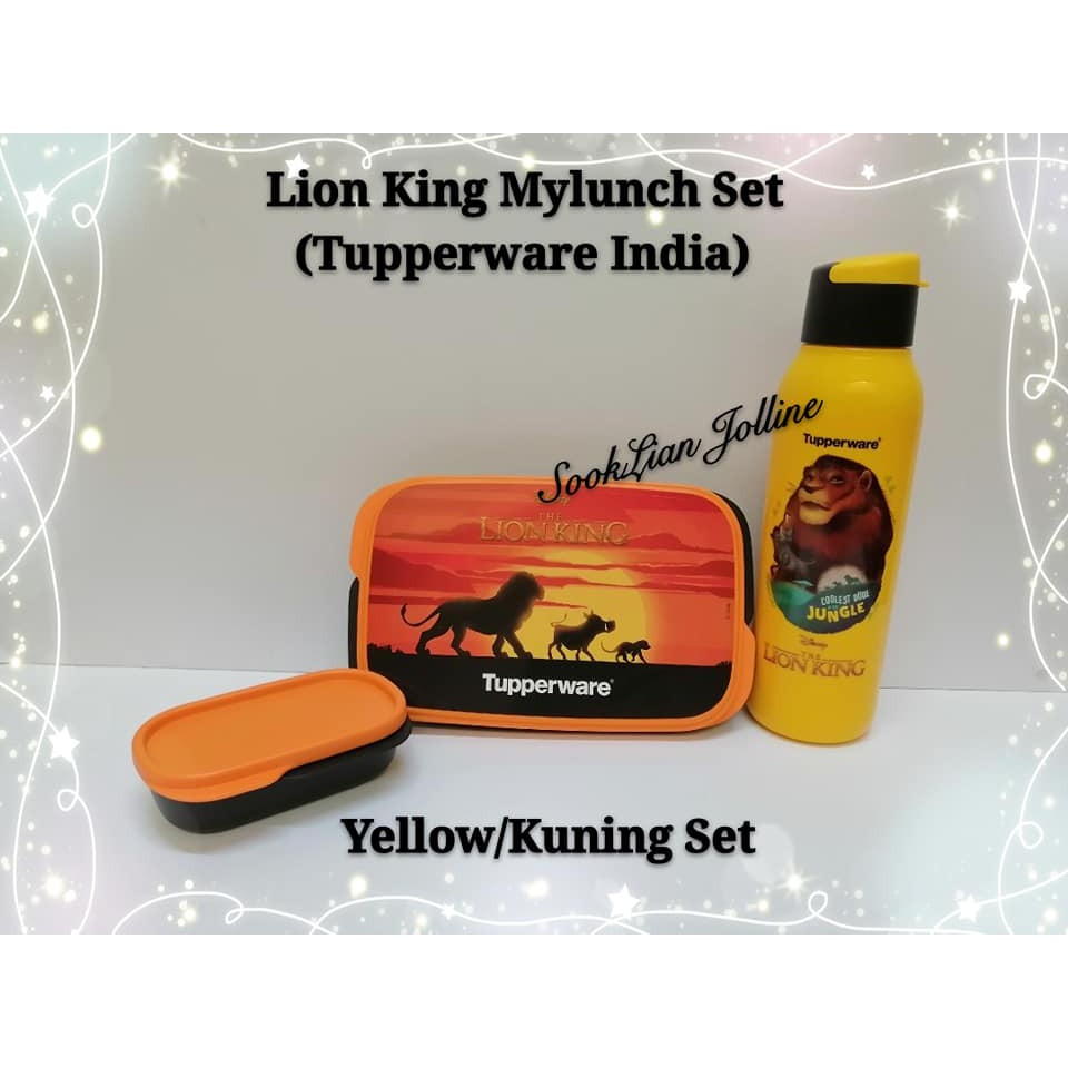 Tupperware Lion King MyLunch Set (Tupperware India) | Shopee Malaysia