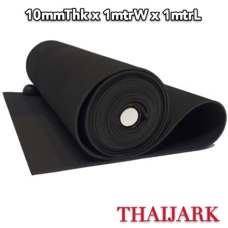 Rubber Sheet with Fabric Texture Surface, Size:10mm x 1mtrW x 1mtrL ...