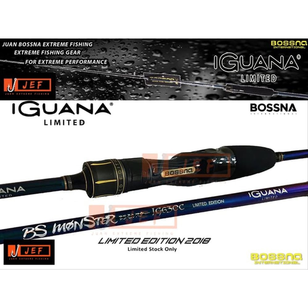 Bossna Iguana Limited Edition Rod Bossna Bs Monster External