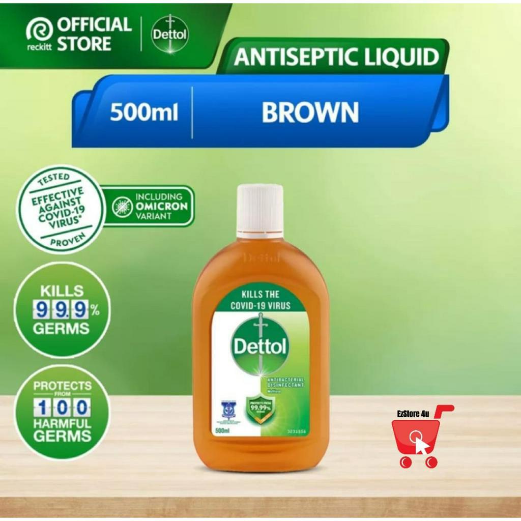 Dettol Brown Antiseptic Liquid 500ml Shopee Malaysia