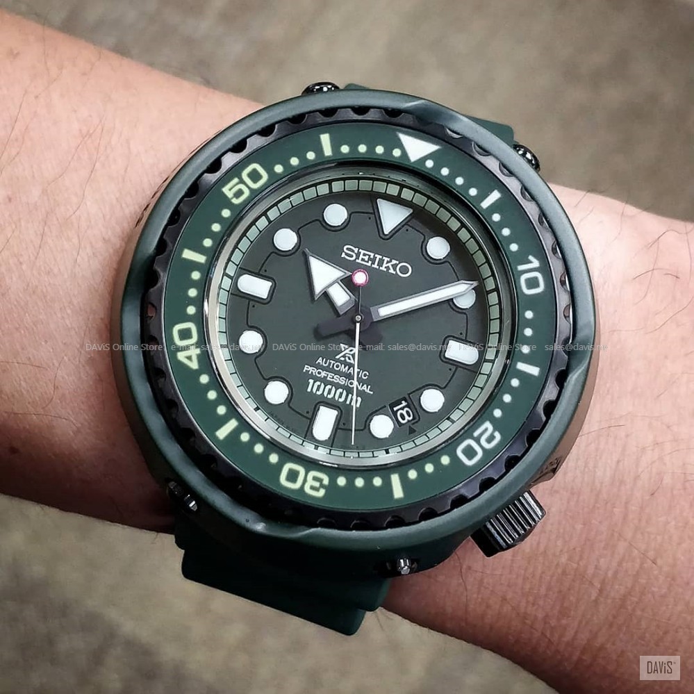 SEIKO SLA029J1 Men s Watch Prospex Mobile Suit GUNDAM Zaku II 40th Anniversary Green Limited Edition 52.4mm Original Shopee Malaysia