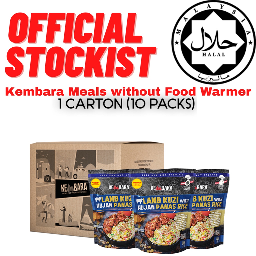 Kembara Meals Lamb Kuzi with Hujan Panas Rice [ 1 cartons/10 packs ...