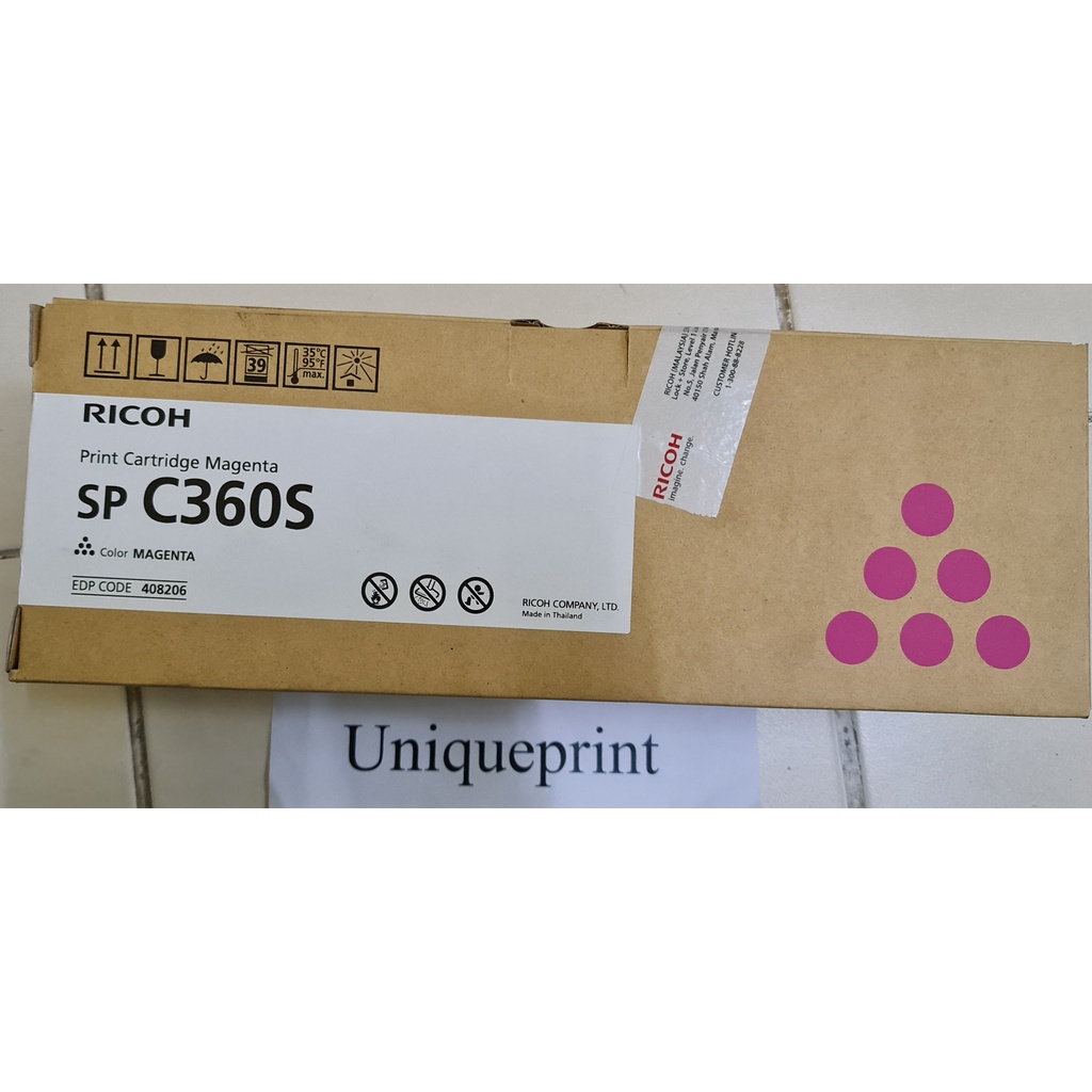 Ricoh Cartridge SPC360HS (Genuine) SP C360HS Highcap Black EDP Code ...