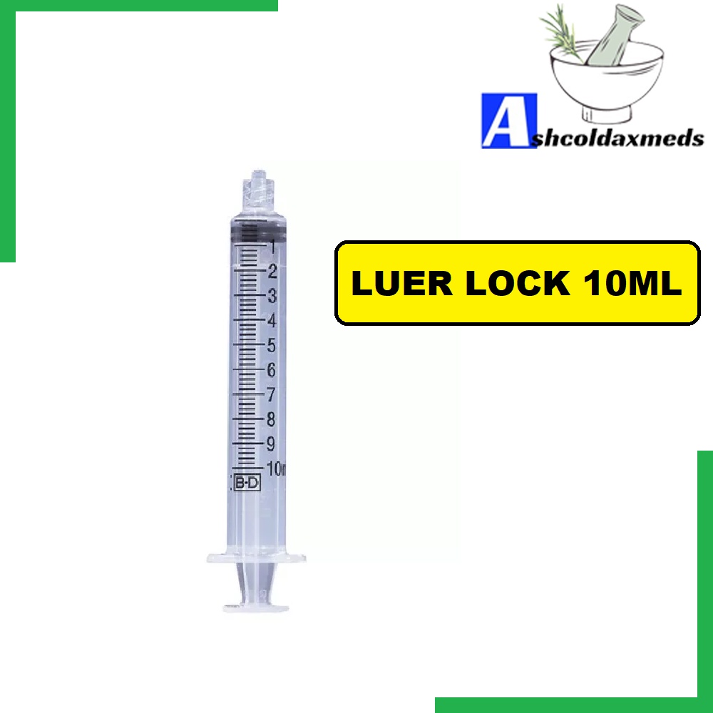 Bd 10ml Syringe Luer Lock Syringe Shopee Malaysia