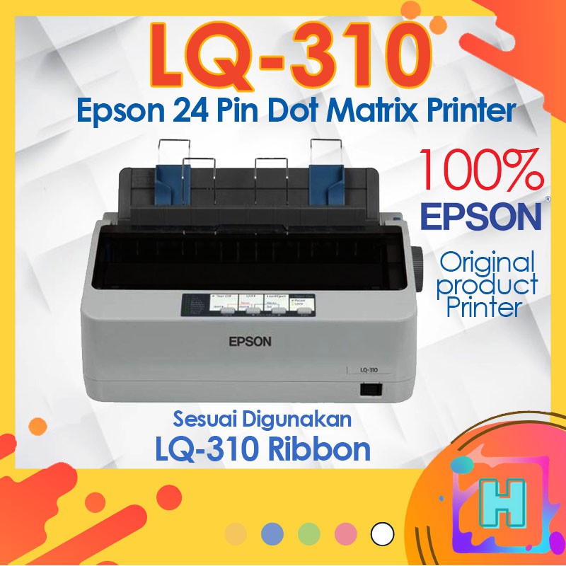 🔥 Epson LQ310 24 Pin Dot Matrix Printer🔥Print up 3 Ply Computer From