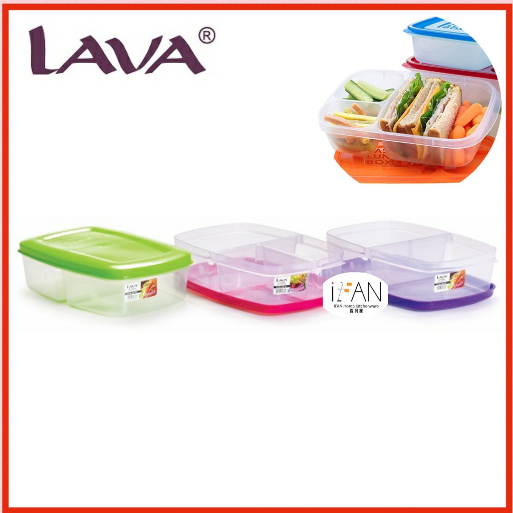 Lava Lunch - The top storage compartment of your Lava Lunch box