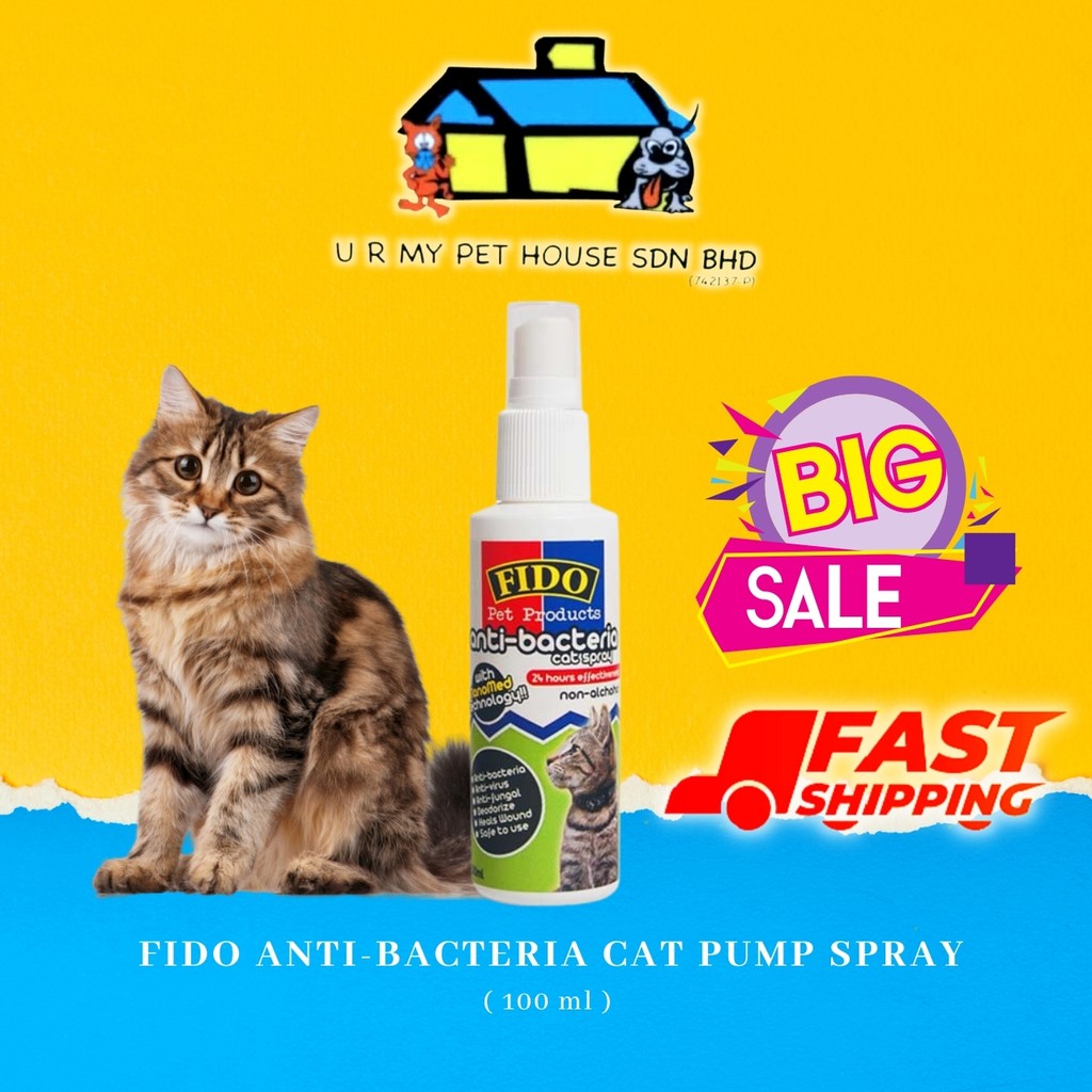 Fido antibacterial cat spray best sale