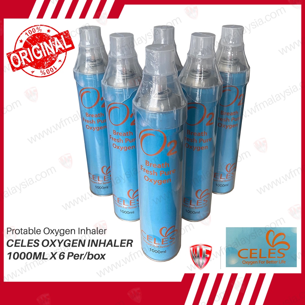 CELES O2 99.8% Purity Portable Breath Fresh Pure Oxygen Inhaler ...