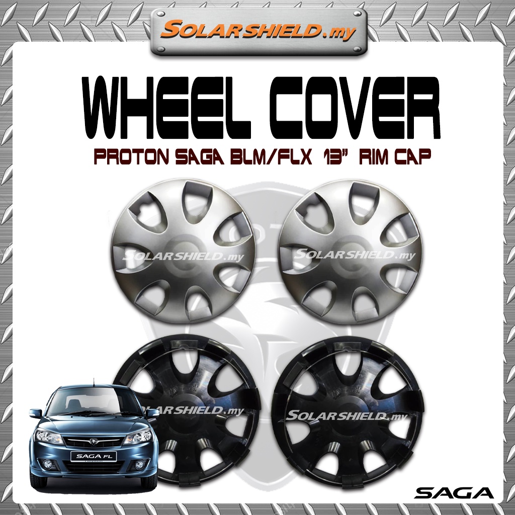 Proton Saga BLM/FLX Design 13 Inch Universal ABS Wheel Cover Rim Center ...