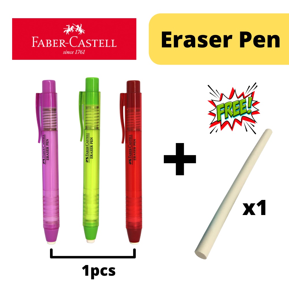 Faber Castell Eraser Pen & Refill Shopee Malaysia