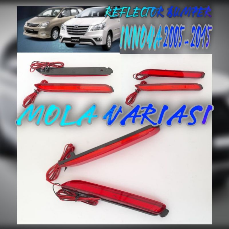Toyota INNOVA 2004-2015. LED BUMPER REFLECTOR | Shopee Malaysia