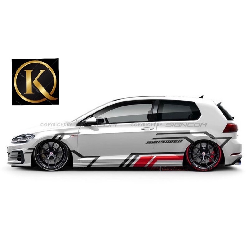 [Ready Stock]K088# Universal Cars Body Stripes Vinyl Stickers | Shopee ...