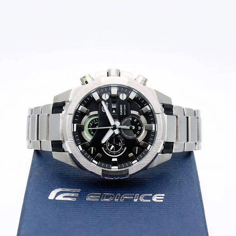 Casio_Edifice chronograph inside all working with ori box | Shopee Malaysia