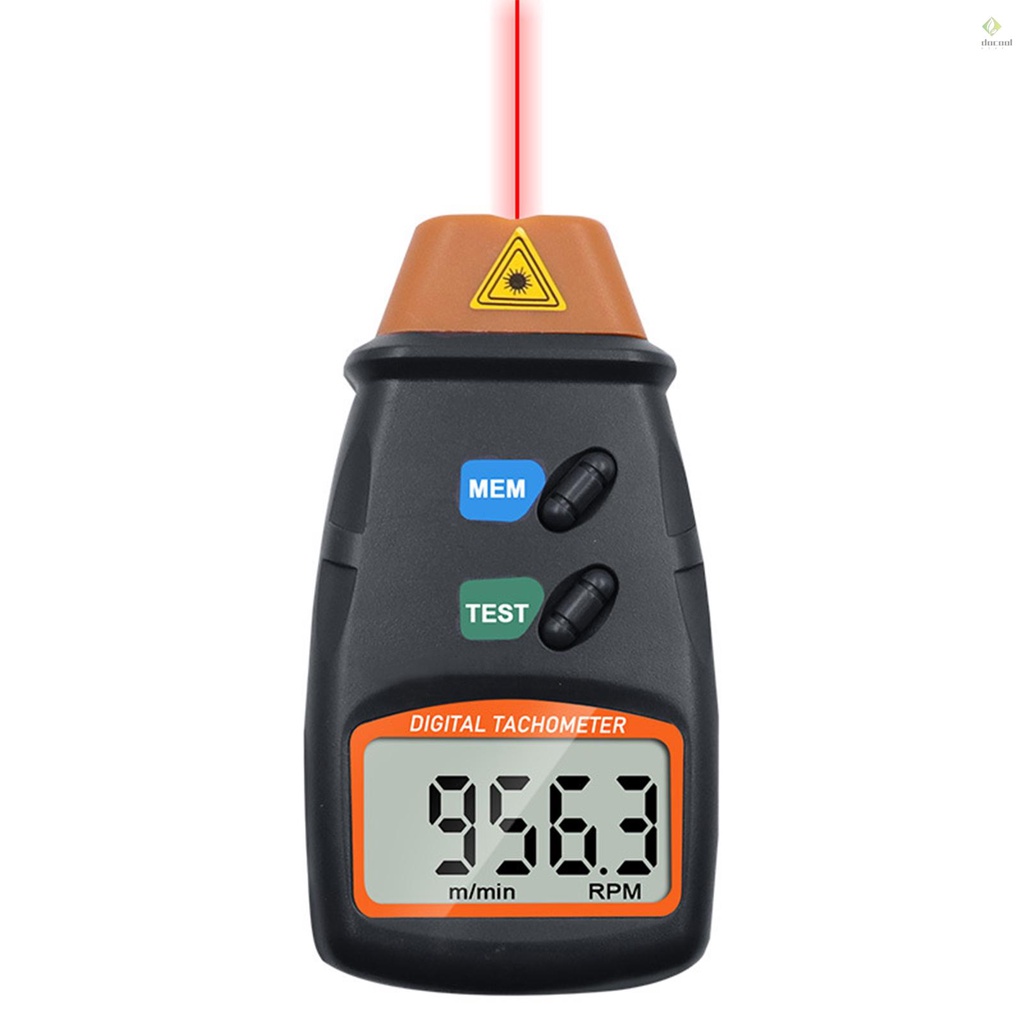 Docooler Handheld Digital Tachometer 2.599999RPM Noncontact Laser