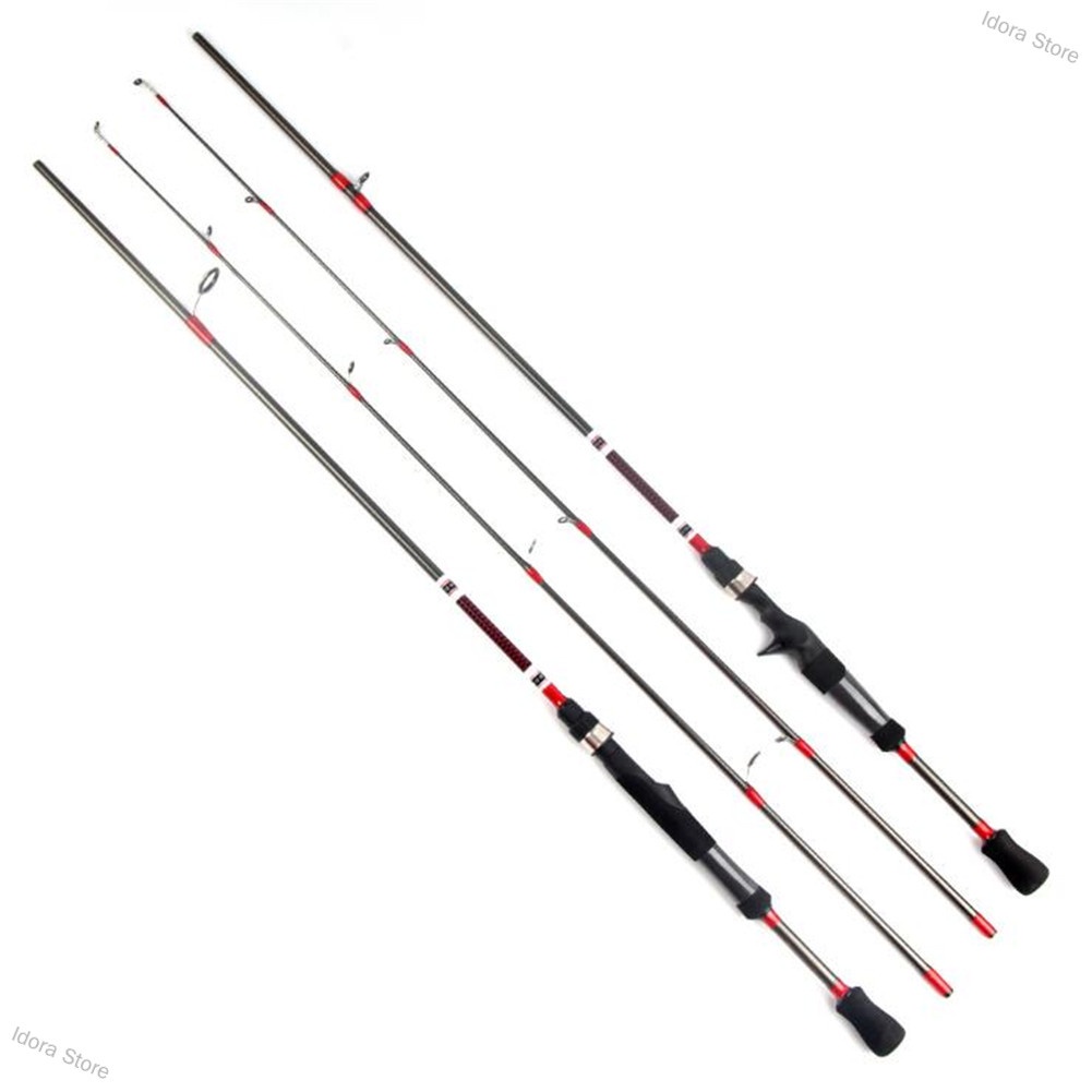Idora Store High Strength Solid 1.8M Lure Fishing Rod Light Weight  Fiberglass Fishing Rod