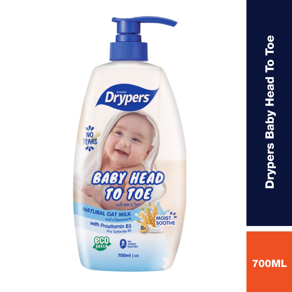 Drypers Baby Head To Toe 700ml Shopee Malaysia