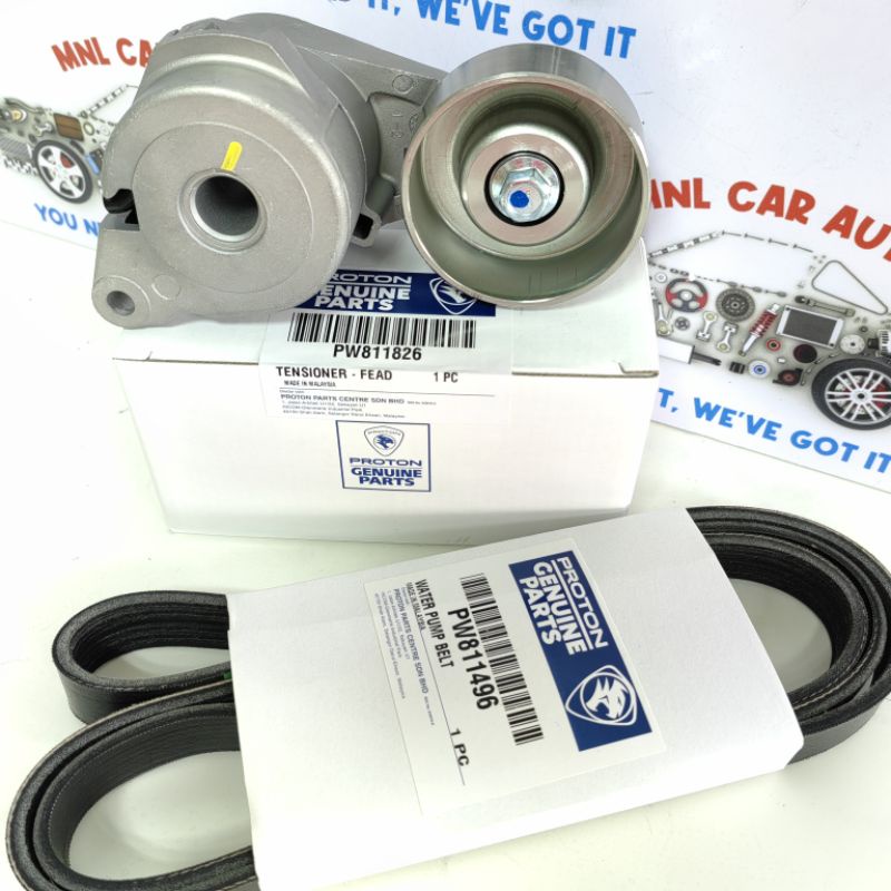 Proton Gen2 Persona Saga Blm Exora Bold Fan Belt Tensioner And Fan Belt Shopee Malaysia 2516