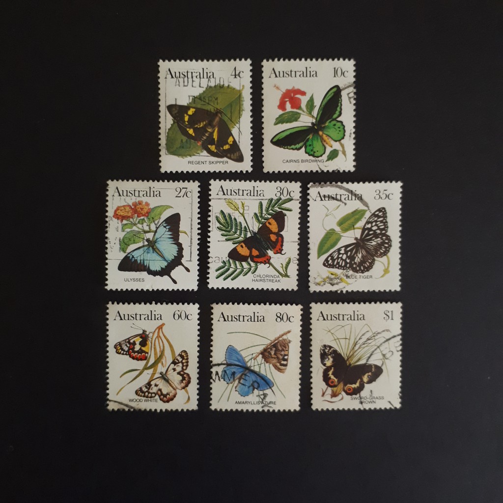 1983 Australia Butterflies Stamps ( 8v ) | Shopee Malaysia