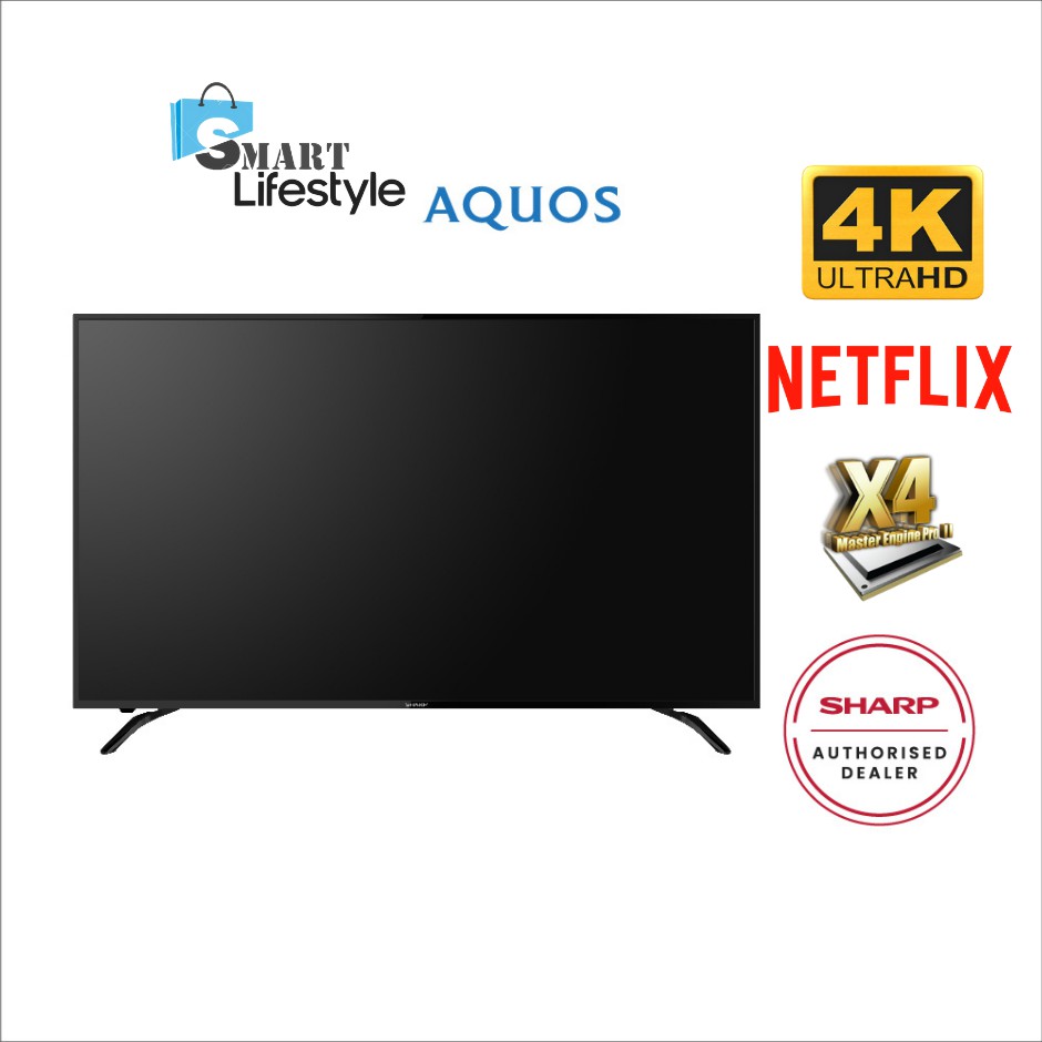 [FREE SHIPPING] Sharp AQUOS 60 Inch 4K UHD Android TV 4TC60CK1X