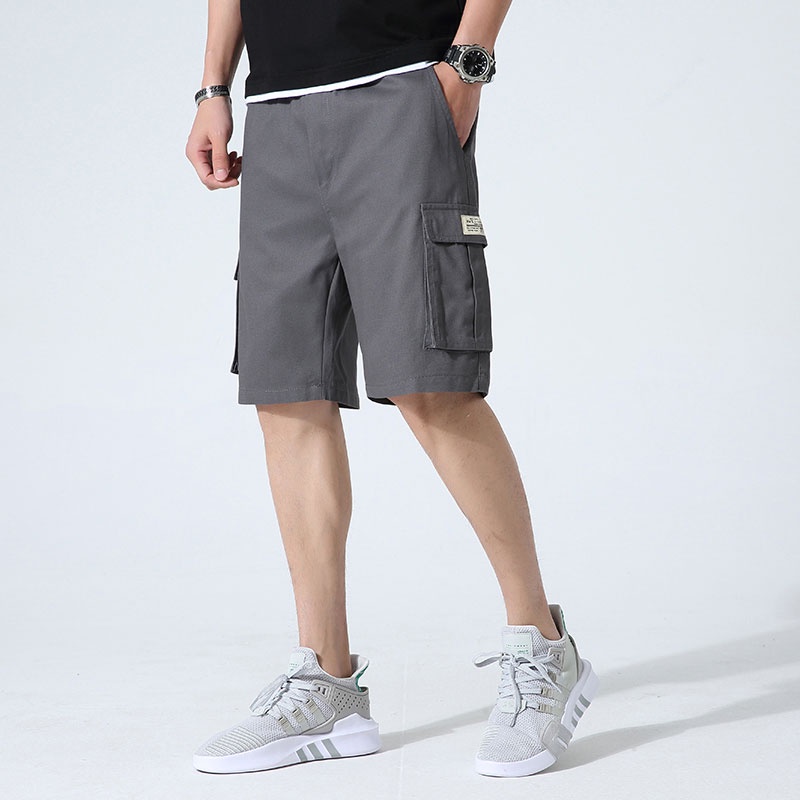 Seluar Kargo Seluar Pendek Lelaki Men Cargo Short Pants Korean Half ...