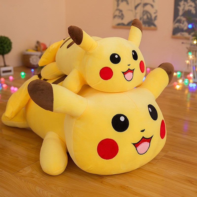 🐳Pokemon Detective Pikachu doll Pikachu plush Collectible Soft Stuffed