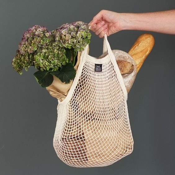 Mesh Shopping Bag Pack of Heavy Duty Natural Organic Cotton