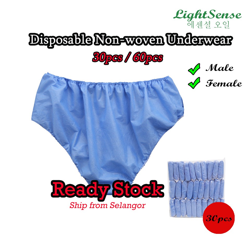 Non-Woven Sweat Sauna Disposable Brief Underwear Women's Panties
