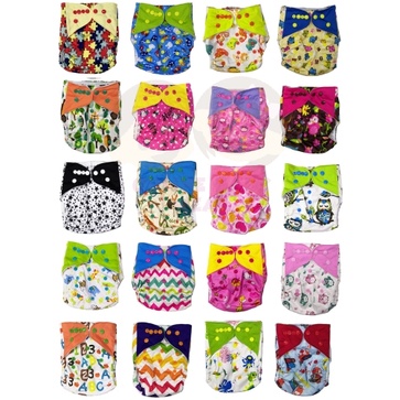 Double Row Snap Cloth Diaper (NO INSERT) Kids Potty Training Pants Baby ...