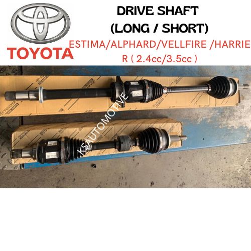 DRIVE SHAFT TOYOTA ESTIMA/ALPHARD /VELLFIRE /HARRIER 2.4cc/3.5cc ...