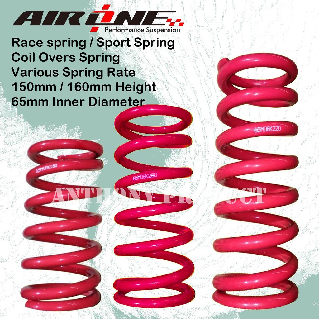 65mm Adjustable coil spring,race spring,coilover spring 150mm,160mm ...