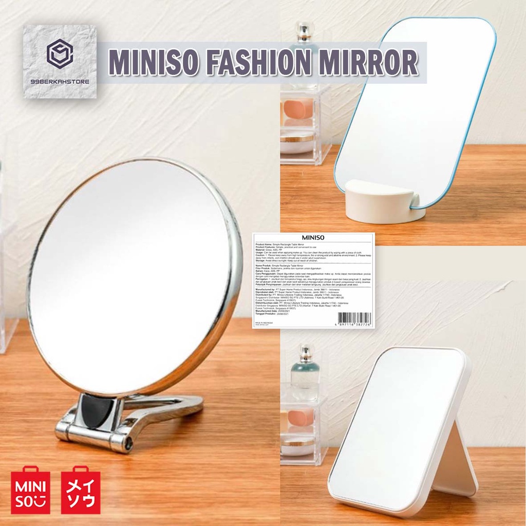 Miniso MIRROR Miniso ORIGINAL FASHION Mirror Shopee Malaysia