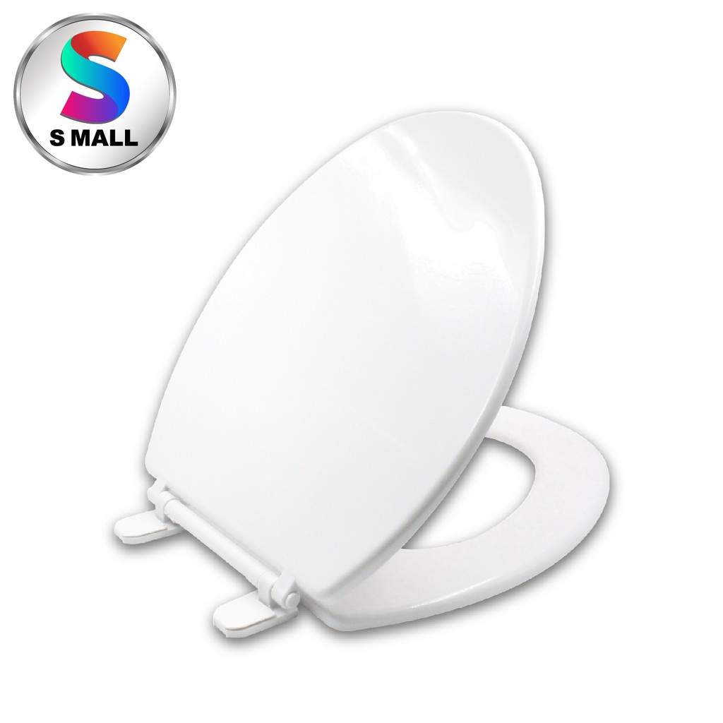 S Mall Plastic Toilet Bowl Seat & Cover with Screws White^_^ Toilet