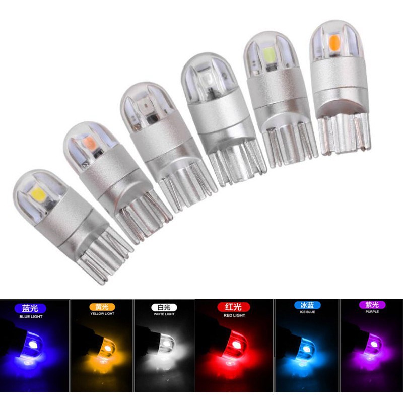 50-Pack White T10 W5W 194 168 2SMD 3030 LED Bulbs – Ceramic Dashboard & License Lamps 3 thumbnail image