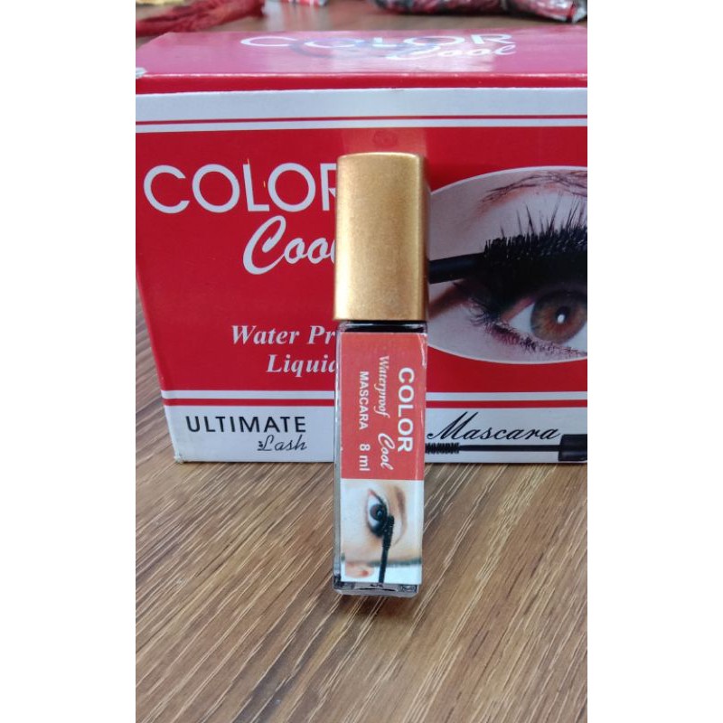 Mascara / Bollywood Water Proof Liquid Mascara / Color Cool Mascara