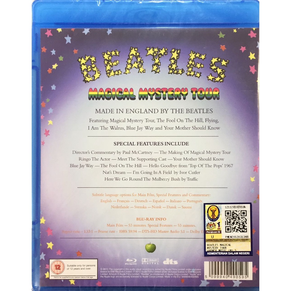 Blu-ray Concert The Beatles Magical Mystery Tour (Import 50GB