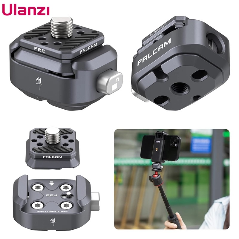 ULANZI FALCAM F22 Quick Release Arca Swiss Base Plate Camera Tripod Mount  Adapter